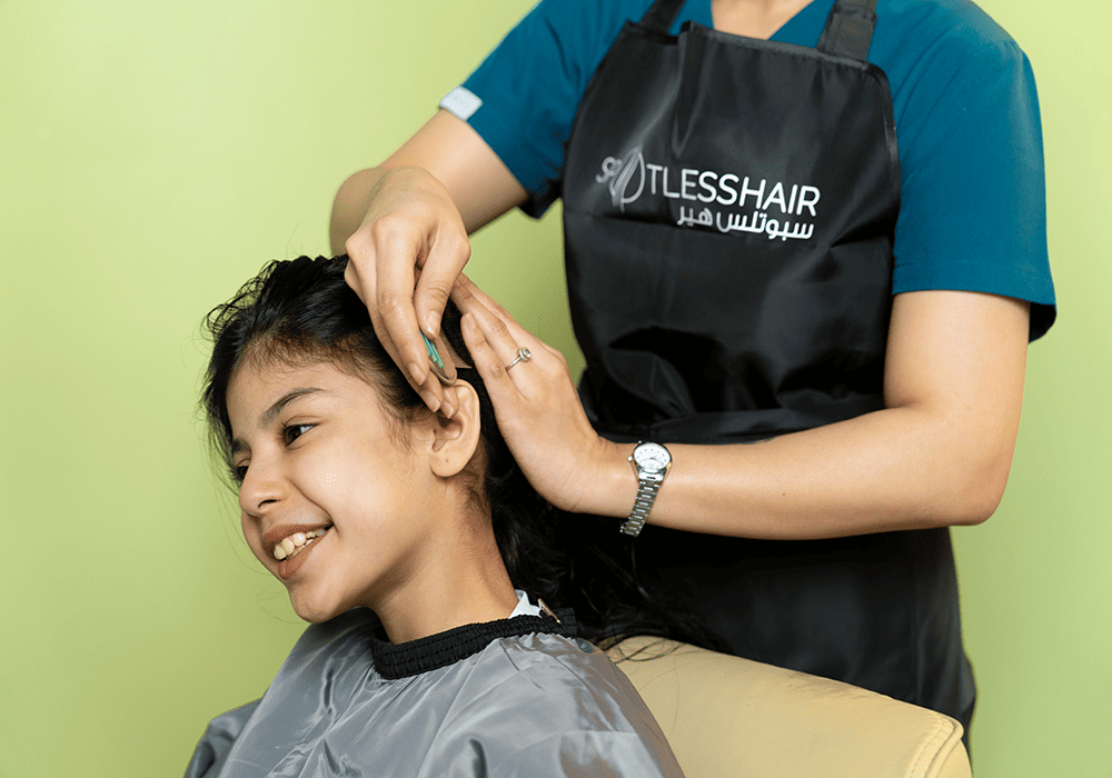 مركز علاج القمل في السعودية يقدم جلسة علاجية آمنة وفعّالة بدون مواد كيميائية – سبوتلس هير.