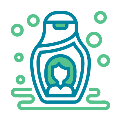 ايقونة منتجات تي تري للعناية بالشعر