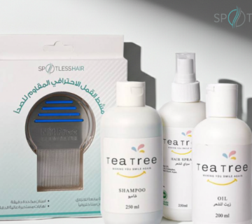 تجربتي في التخلص من بيض القمل في يوم واحد باستخدام مجموعة تي تري