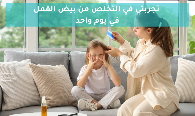 تجربتي في التخلص من بيض القمل في يوم واحد باستخدام مجموعة تي تري