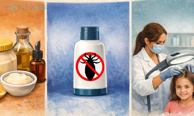 طرق علاج القمل: مقارنة بين طرق علاج القمل والصيبان