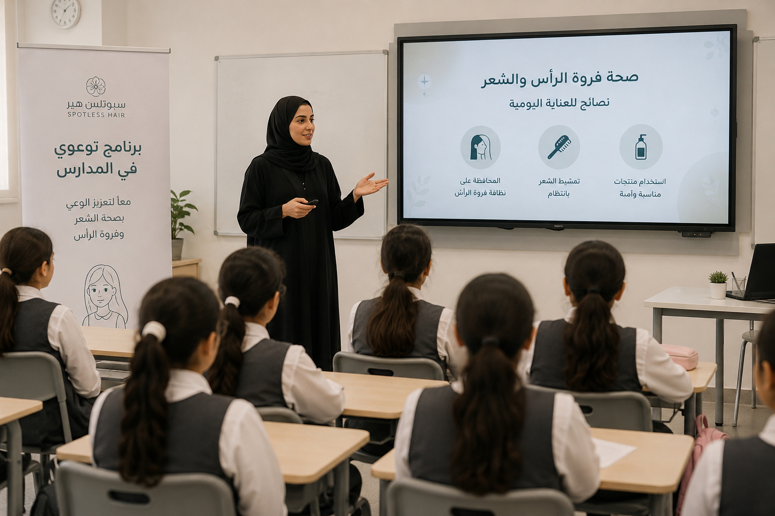 برامج سبوتلس هير التوعوية